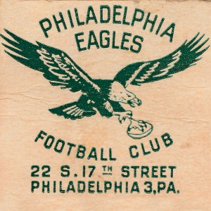 1948 Philadelphia Eagles Football Club Vintage Art